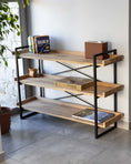 Load image into Gallery viewer, Labyrinth Bookshelf in Oak