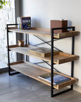 Load image into Gallery viewer, Labyrinth Bookshelf in Oak