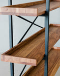 Load image into Gallery viewer, Labyrinth Bookshelf in Teak