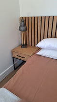 Load image into Gallery viewer, Slatted Headboard and Sleek Nightstand COMBO SET
